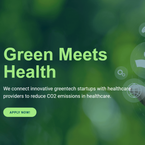 Green Health Accelerator - Applications now open - Apply until 30 July 2025