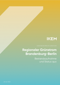 Regionaler Grünstrom Brandenburg-Berlin | Bestandsaufnahme und Status quo