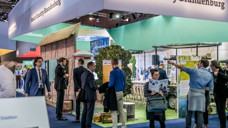 Stand von Smart Country Brandenburg auf der Smart Country Convention 2019