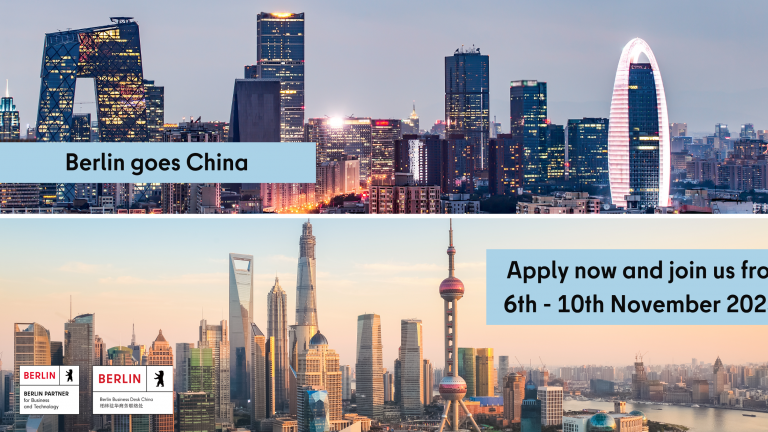 Berlin goes China – Apply now for our delegation trip in November 2023