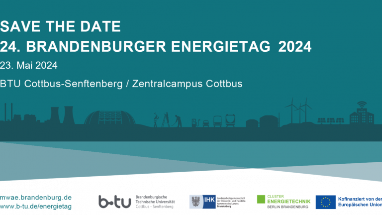 24. Brandenburger Energietag 2024 | Cluster Energietechnik Berlin ...