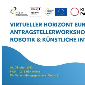 ONLINE - Horizont Europa Antragstellerworkshop: Robotik & Künstliche Intelligenz